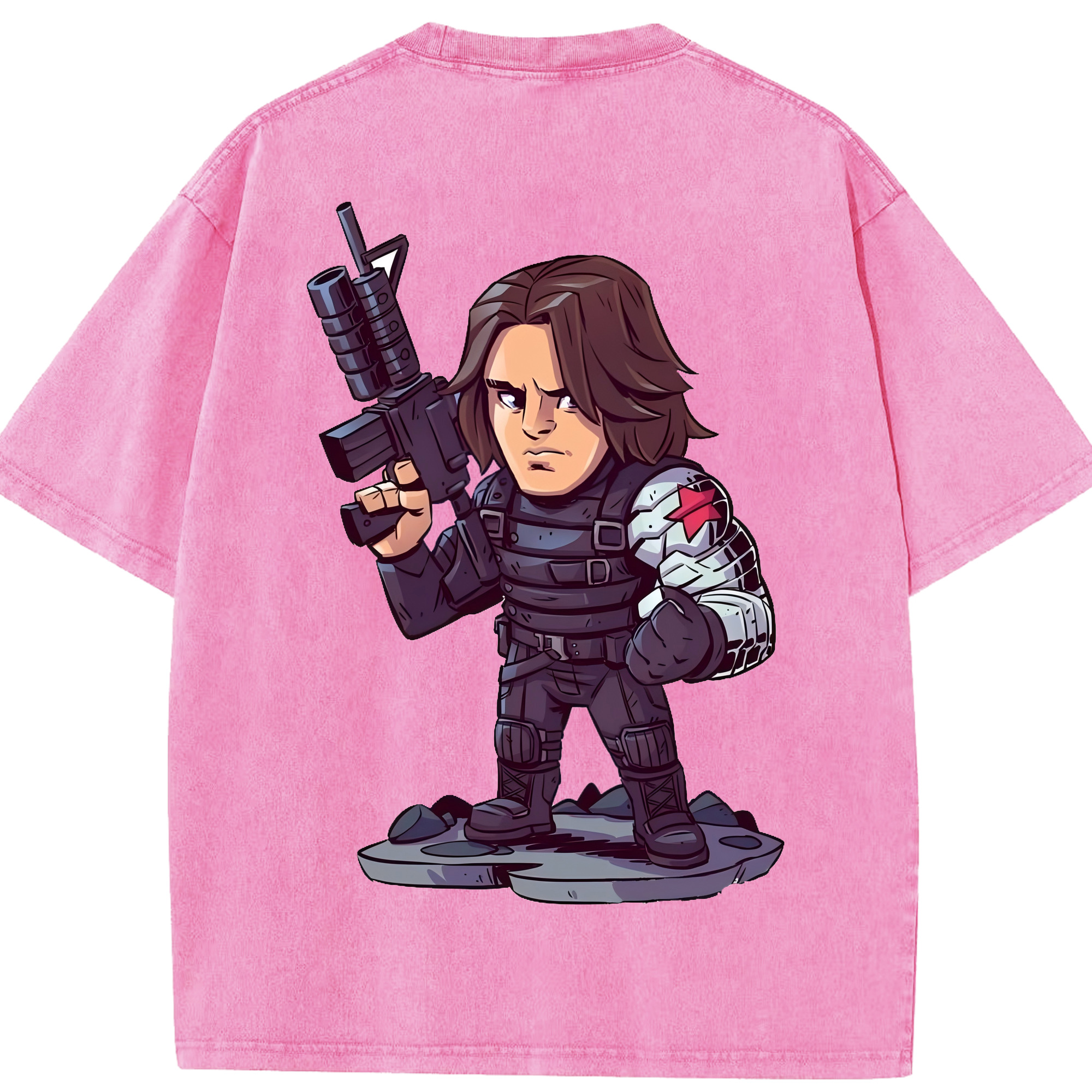 （画像用） アベンジャーズ The Avengers 綿100% ヴィンテージ風 半袖Tシャツ（背面プリント）